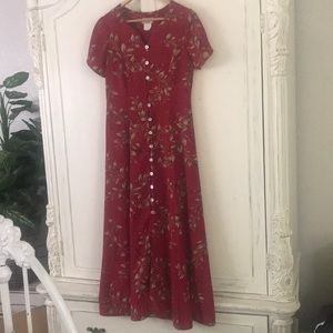 Cold water creek red dress